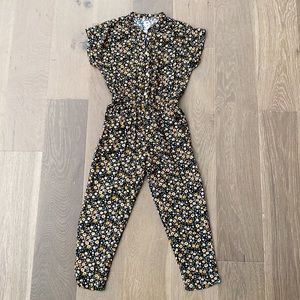 Girls Floral Jumpsuit, Size 6/6x Wonder Nation